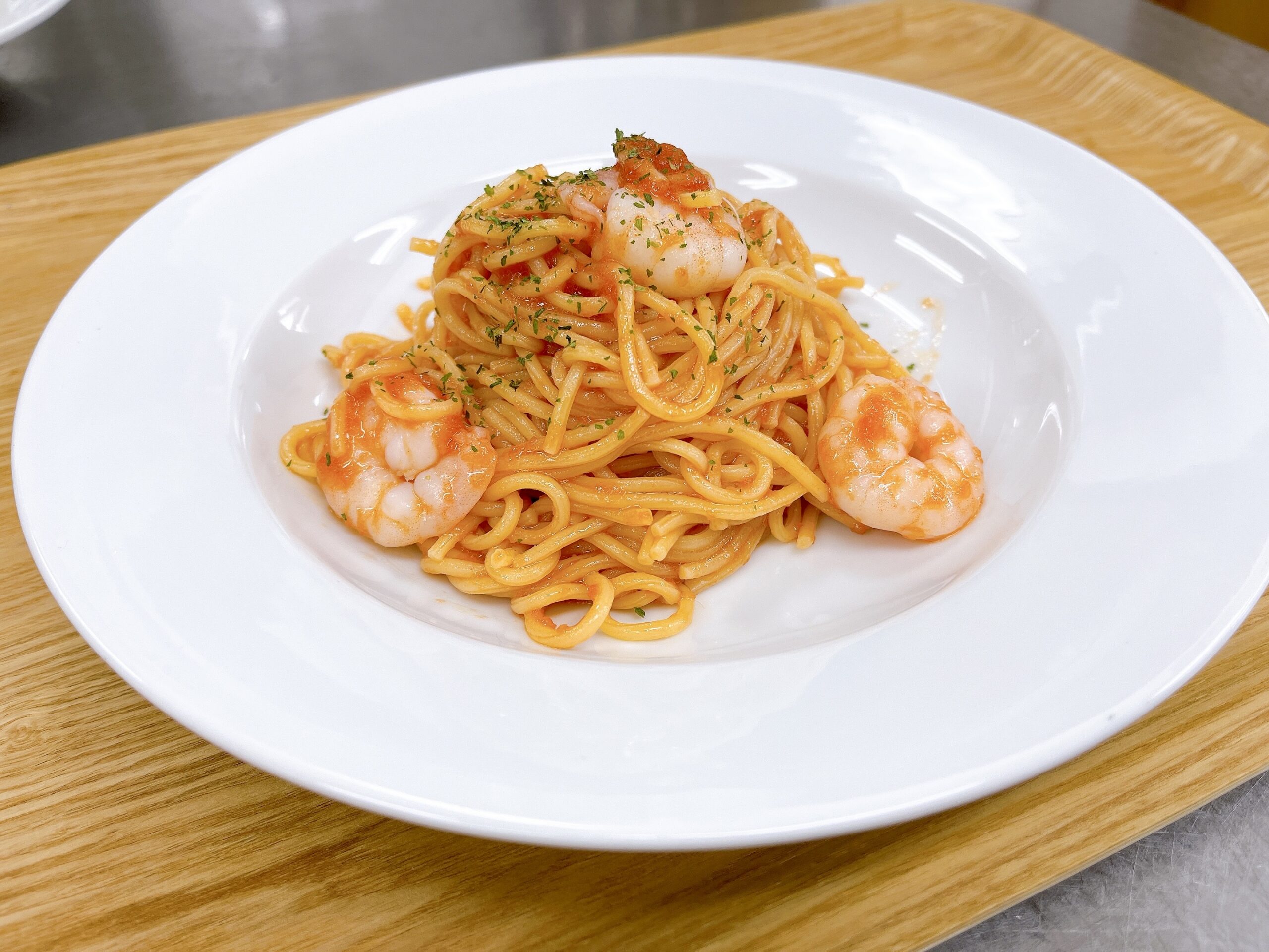 冷製トマトガーリックパスタ